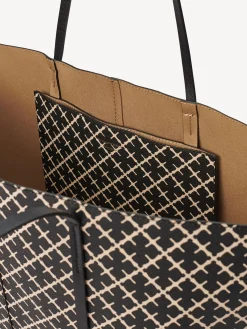 By Malene Birger Bags^Abi Printed Tote Bag Black