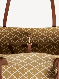 By Malene Birger Bags^Abigail Printed Tote Bag Golden Beige