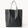 By Malene Birger Bags^Abrille Printed Tote Bag Charcoal