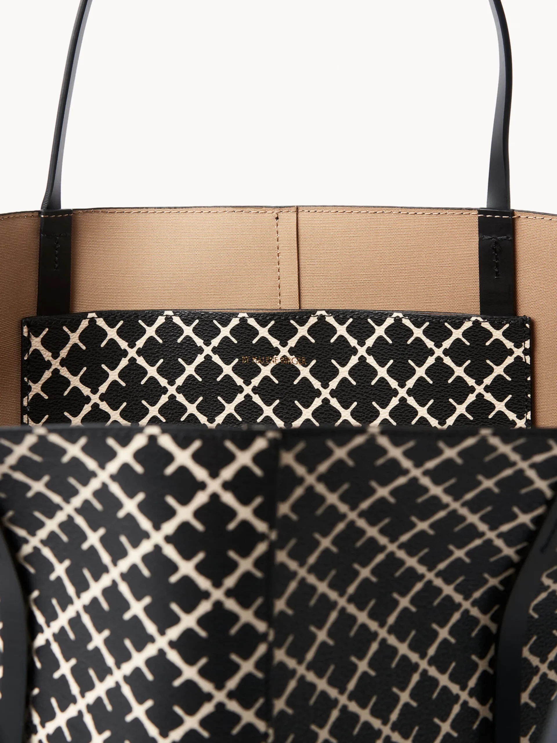 By Malene Birger Bags^Abrille Printed Tote Bag Black