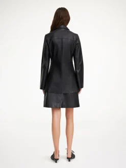 By Malene Birger Shirts & Blouses^Alleys Leather Shirt Black
