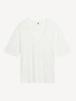 By Malene Birger Tops^Amaringa T-shirt Soft White