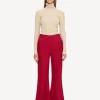 By Malene Birger Trousers^Amores High-waisted Trousers Jester Red