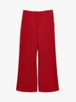 By Malene Birger Trousers^Amores High-waisted Trousers Jester Red