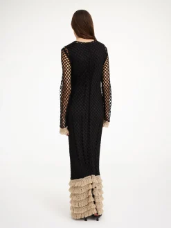 By Malene Birger Dresses^Anae Crochet Maxi Dress Black