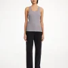By Malene Birger Tops^Anisa Organic Cotton Tank Top Grey Melange