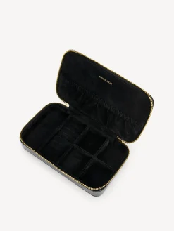 By Malene Birger Beauty Bags^Aya Cher Leather Beauty Case Black