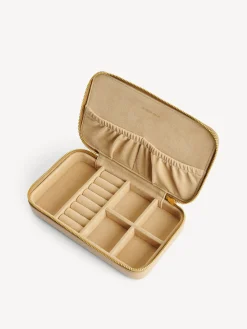By Malene Birger Beauty Bags^Aya Cher Leather Beauty Case Sand