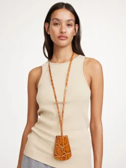 By Malene Birger Other Accessories^Aya Key Chain Cognac