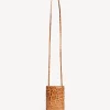 By Malene Birger Other Accessories^Aya Leather Phone Pouch Cognac