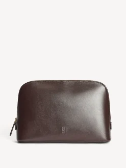By Malene Birger Beauty Bags^Aya Medium Cosmetics Case Dark Brown