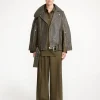 By Malene Birger Coats & Jackets^Beatrisse Leather Jacket Dark olive