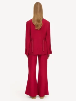 By Malene Birger Blazers^Biento Single-breasted Blazer Jester Red