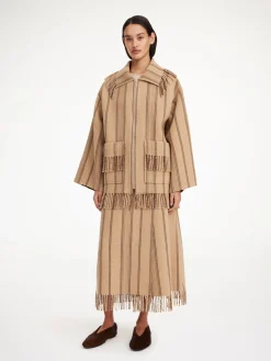 By Malene Birger Coats & Jackets^Bolou Wool-blend Jacket Stripe