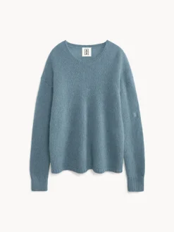 By Malene Birger Knitwear^Briella Mohair-blend Sweater Cool Water