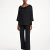 By Malene Birger Tops^Bryar Organic Cotton T-shirt Black