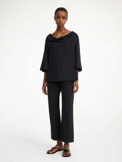By Malene Birger Tops^Bryar Organic Cotton T-shirt Black