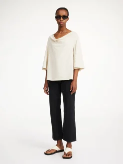 By Malene Birger Tops^Bryar Organic Cotton T-shirt Oyster Gray