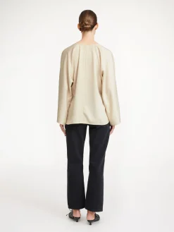 By Malene Birger Shirts & Blouses^Calias Tunic-style Blouse Vanilla Cream