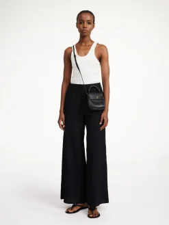 By Malene Birger Trousers^Campine Wide-leg Trousers Black