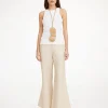 By Malene Birger Trousers^Caras Flared Trousers Wood