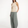 By Malene Birger Trousers^Carlien Wool Trousers Grey Melange
