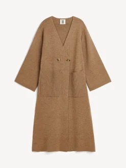 By Malene Birger Knitwear^Carlyn Wool Cardigan Tobacco Brown