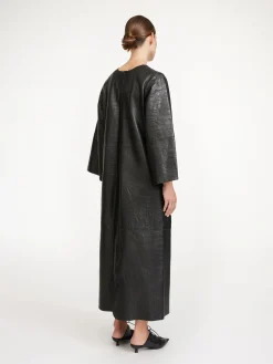 By Malene Birger Dresses^Cebello Leather Maxi Dress Black