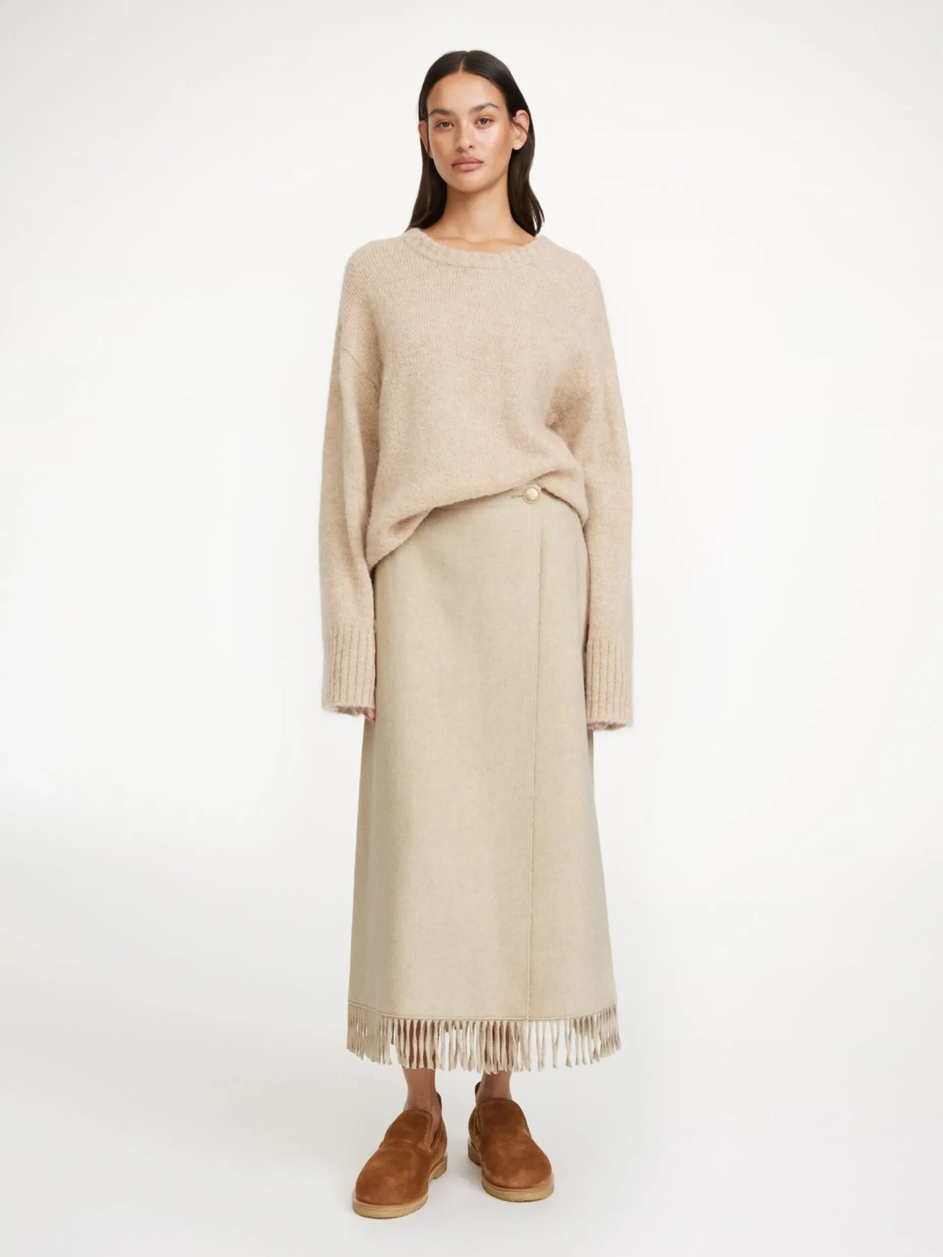 By Malene Birger Skirts^Ciarra Midi Skirt Mojave Desert