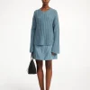 By Malene Birger Knitwear^Cierra Ribbed Sweater Cool Water