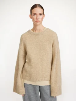 By Malene Birger Knitwear^Cierra Sweater Twill Beige