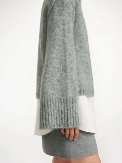By Malene Birger Knitwear^Cierra Sweater Grey Melange
