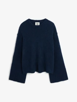 By Malene Birger Knitwear^Cierra Sweater Navy Blazer