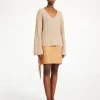 By Malene Birger Knitwear^Cimone Ribbed Sweater Twill Beige