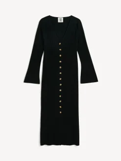 By Malene Birger Knitwear^Colea Wool Dress Black