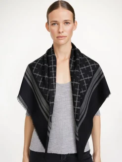 By Malene Birger Scarves^Cornelis Wool Scarf Charcoal