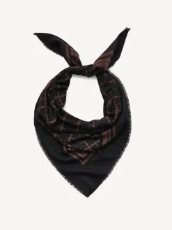 By Malene Birger Scarves^Cornelis Wool Scarf Dark Chokolate