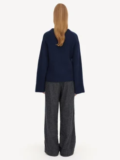 By Malene Birger Trousers^Cymbaria Cotton Trousers Houndstooth