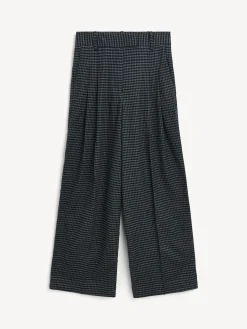 By Malene Birger Trousers^Cymbaria Cotton Trousers Houndstooth