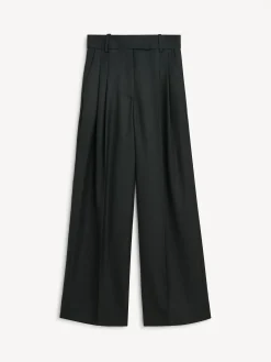 By Malene Birger Trousers^Cymbaria High-waist Trousers Black