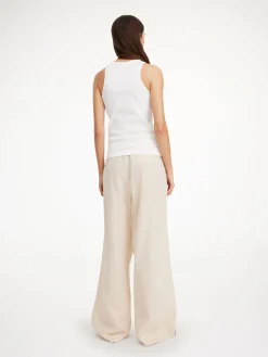 By Malene Birger Trousers^Cymbaria High-waisted Trousers Wood