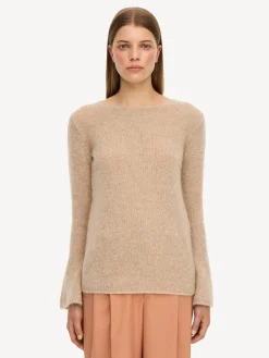 By Malene Birger Knitwear^Cyrema Wool-blend Sweater Twill Beige