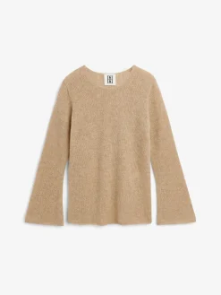 By Malene Birger Knitwear^Cyrema Wool-blend Sweater Twill Beige