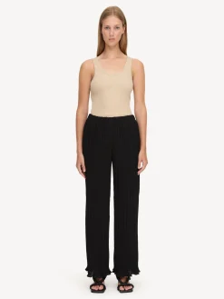 By Malene Birger Trousers^Darja Pleated Trousers Black