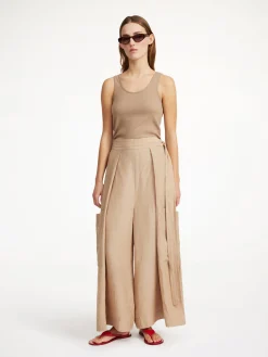By Malene Birger Trousers^Darlane Wide-leg Trousers Nomad
