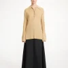 By Malene Birger Knitwear^Delphine Rib-knit Sweater Warm Sand