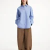 By Malene Birger Shirts & Blouses^Derris Organic Cotton Shirt Mini check blue