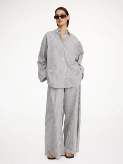 By Malene Birger Shirts & Blouses^Derris Organic Cotton Shirt Navy stripe