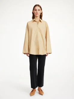 By Malene Birger Shirts & Blouses^Derris Organic Cotton Shirt Dark Sand