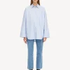 By Malene Birger Shirts & Blouses^Derris Organic Cotton Shirt Periwinkle Blue